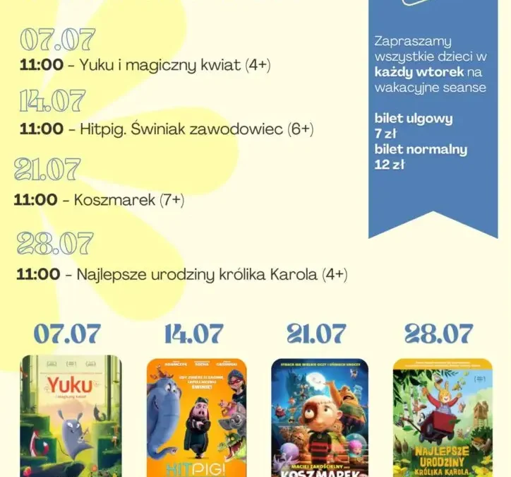 Kino za Rogiem w Bolewicach zaprasza na film dla dzieci