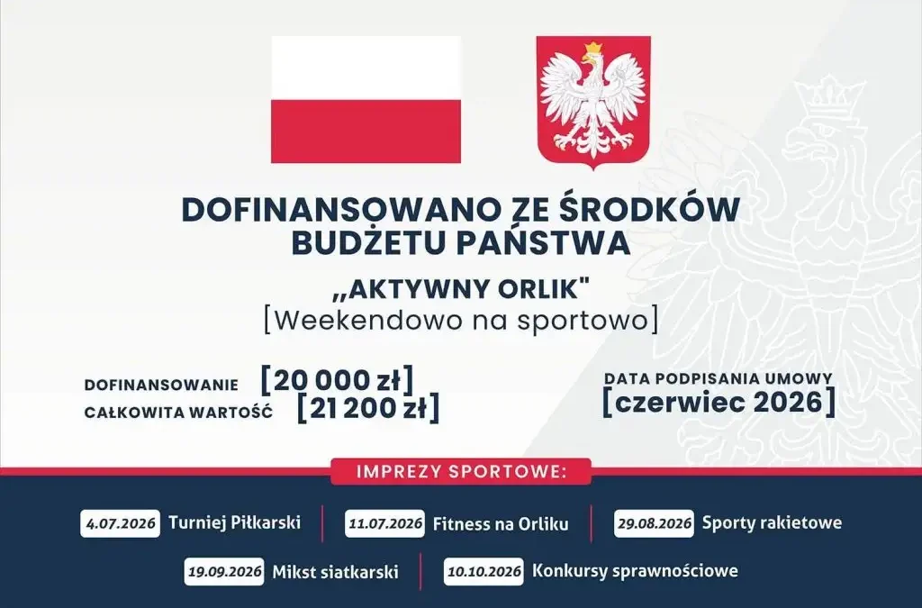 Aktywna sobota na Orliku w Lwówku: fitness, joga i gimnastyka