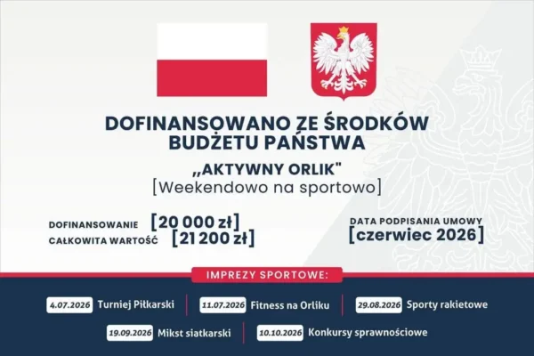 Aktywna sobota na Orliku w Lwówku: fitness, joga i gimnastyka