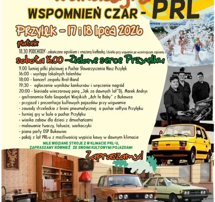 Piknik Wakacyjny w Przyłęku: powrót do czasów PRL