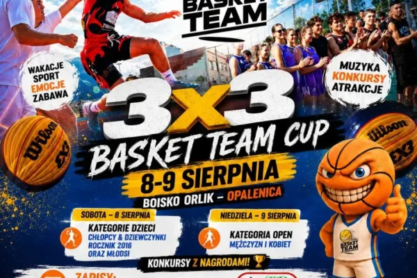 II edycja 3×3 Basket Team Opalenica Cup już w sierpniu