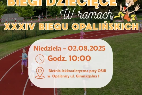 Zostały tylko 2 tygodnie na zapisy do XXXIV Biegu Opalińskich