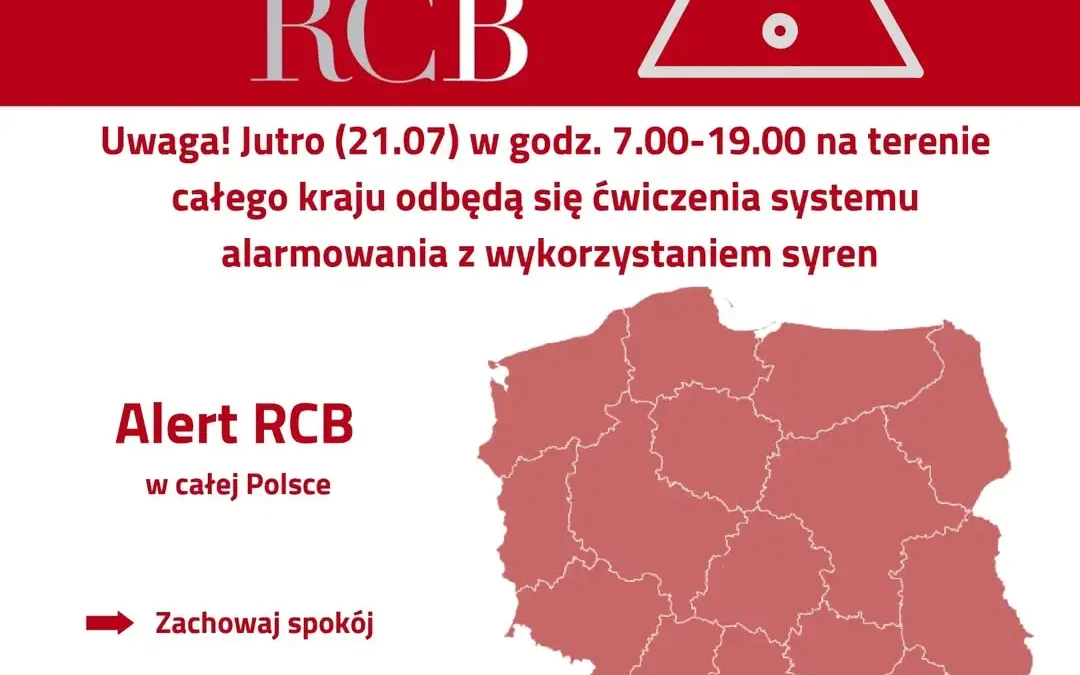 W całej Polsce zawyją syreny alarmowe – to tylko ćwiczenia