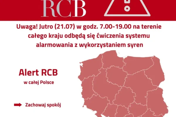 W całej Polsce zawyją syreny alarmowe – to tylko ćwiczenia