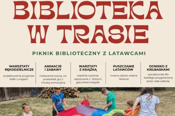 Piknik Biblioteczny z Latawcami w Bolewicach – zapraszamy 5 sierpnia