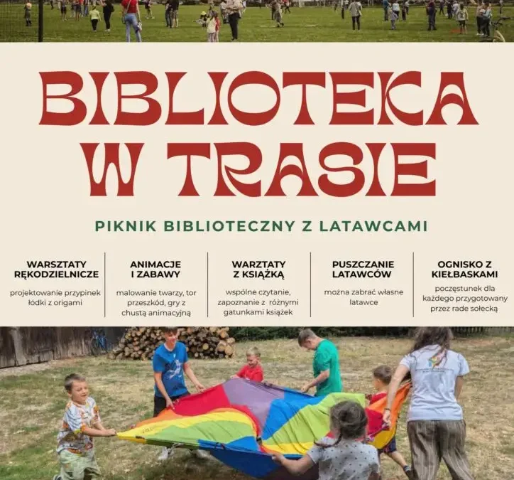 Piknik Biblioteczny z Latawcami w Bolewicach – zapraszamy 5 sierpnia