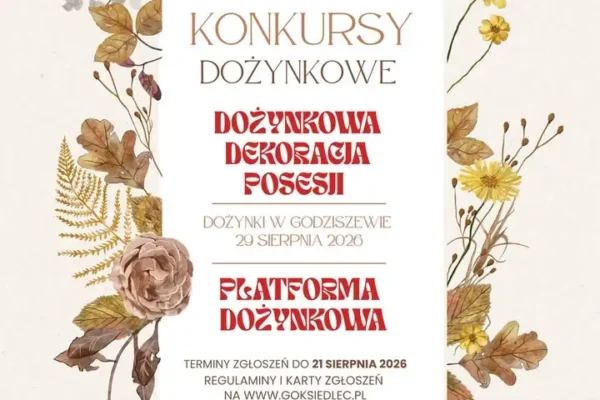 Konkursy na Dożynki Gminne w Godziszewie – zgłoszenia do 21 sierpnia