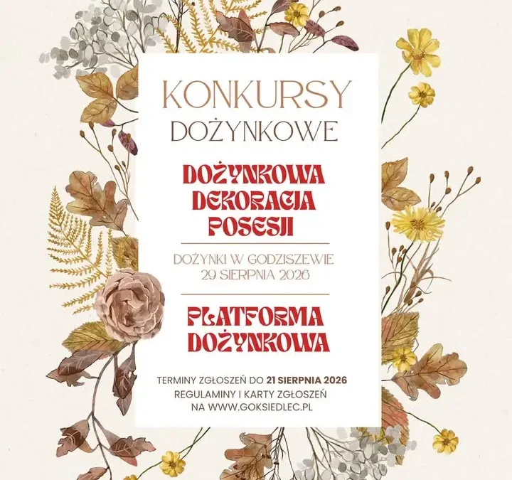Konkursy na Dożynki Gminne w Godziszewie – zgłoszenia do 21 sierpnia