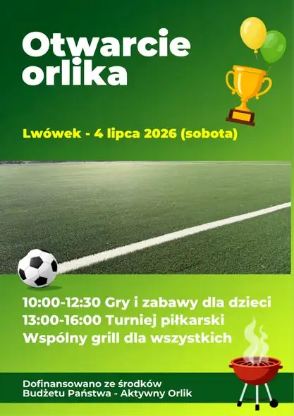 Otwarcie zmodernizowanego Orlika w Lwówku już dziś