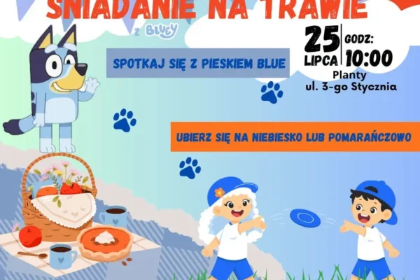 Sobota w gminie Lwówek: śniadanie z Bluey, rajd, mecz i muzyka