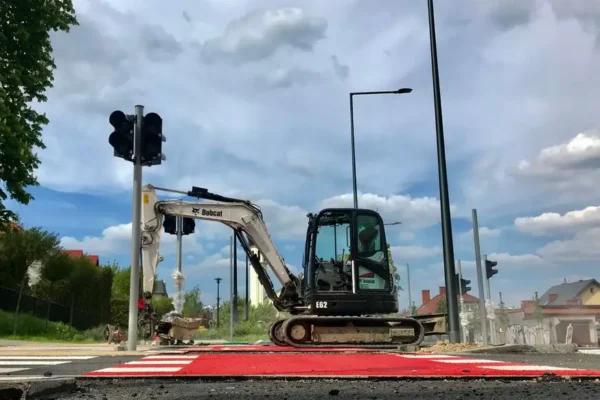 Nowa droga w Borui Kościelnej – 500 metrów asfaltu gotowe