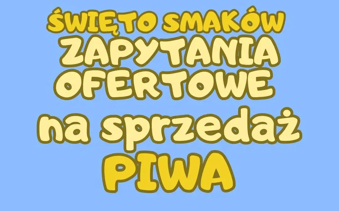 GOK Siedlec szuka sprzedawców piwa na Święto Smaków 2026