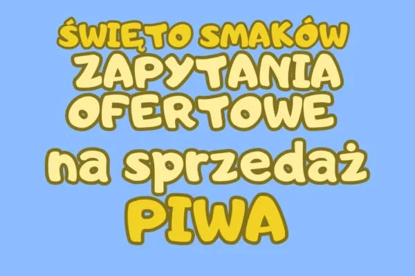 GOK Siedlec szuka sprzedawców piwa na Święto Smaków 2026