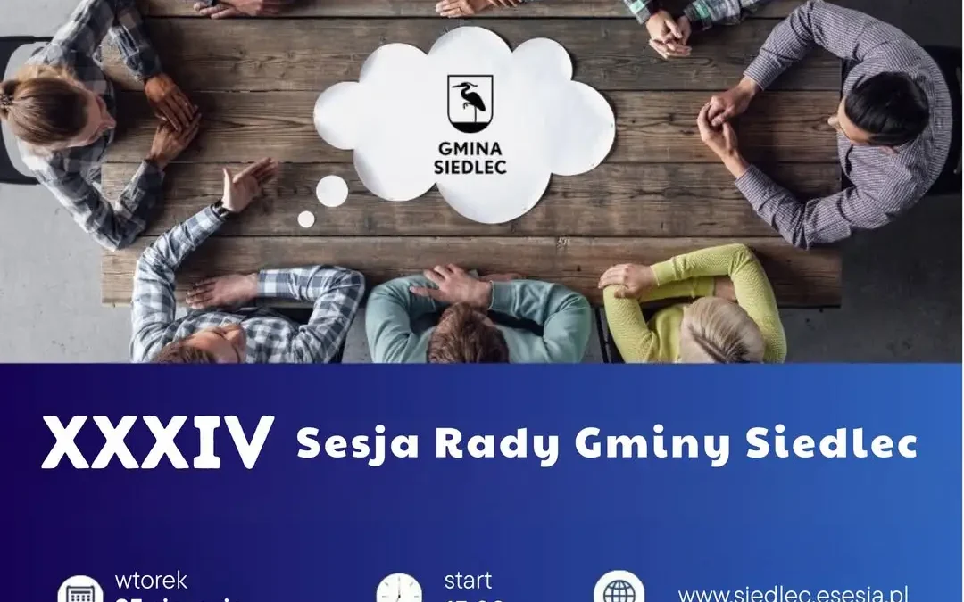 Sesja Rady Gminy Siedlec 25 sierpnia – zmiany budżetu, diety radnych i współpraca z Mołdawią