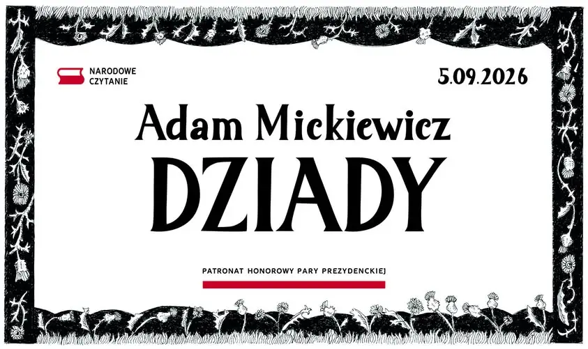 Narodowe Czytanie „Dziadów” w Kuślinie – zaproszenie na wspólne spotkanie z literaturą