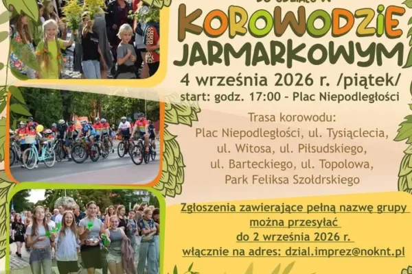 Korowód Jarmarkowy 2026 – zaproszenie dla klubów sportowych z gminy Nowy Tomyśl