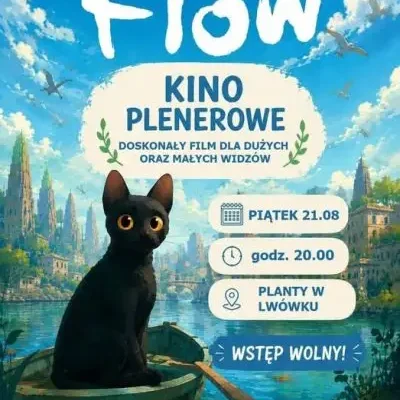 Kino plenerowe w Lwówku: Oscarowy „Flow” pod gwiazdami