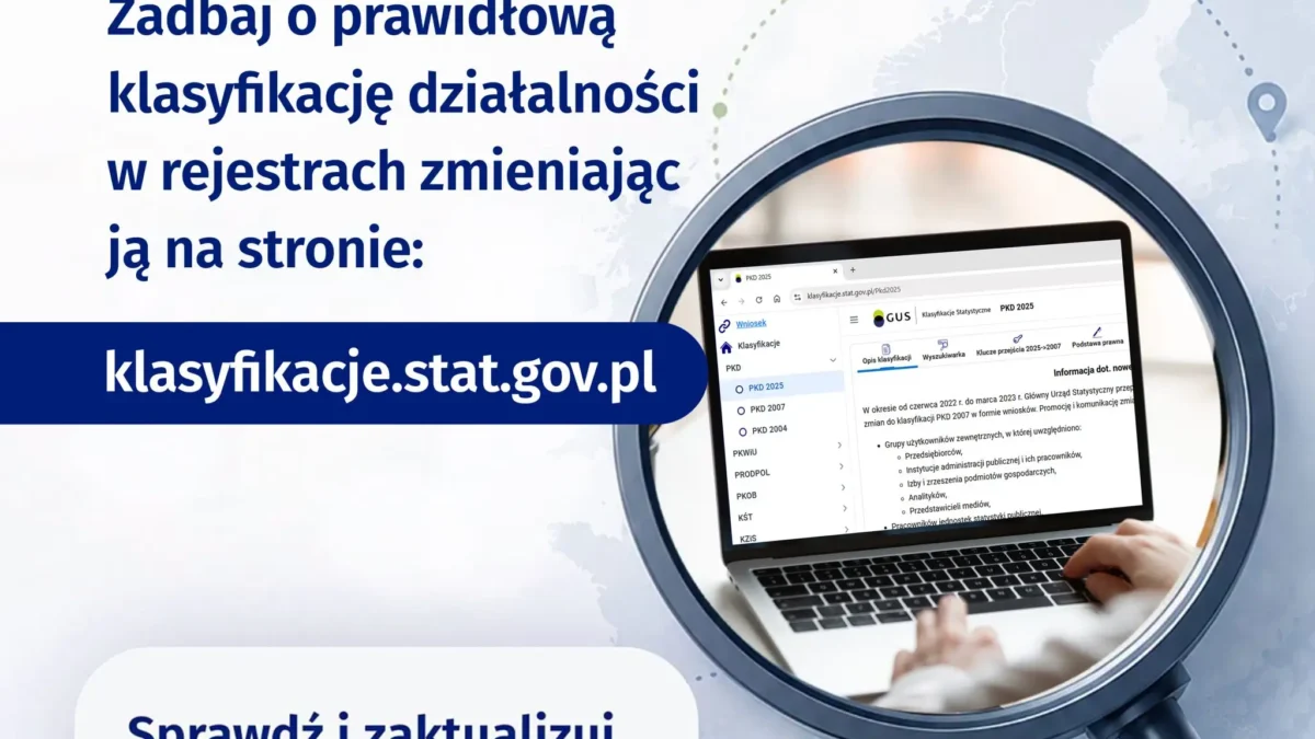 PKD 2025: Sprawdź i zaktualizuj swoje kody przed końcem 2026 roku