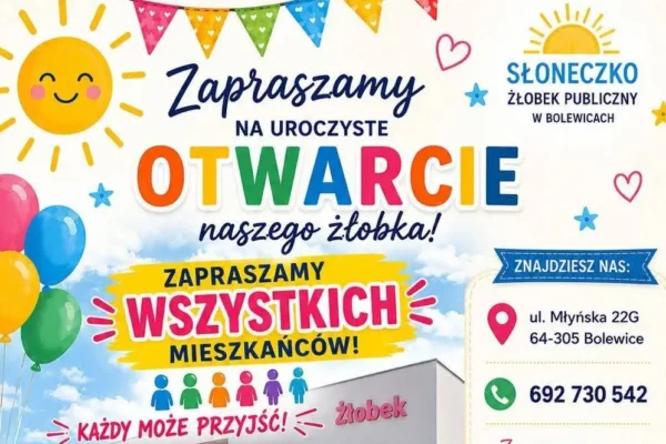 Gmina Miedzichowo: Uroczyste otwarcie żłobka „Słoneczko” już 20 sierpnia