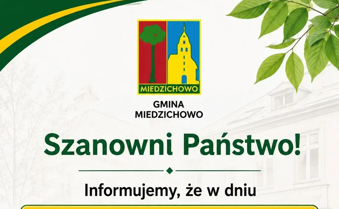 Urząd Gminy Miedzichowo nieczynny 17 sierpnia – sprawdź powód