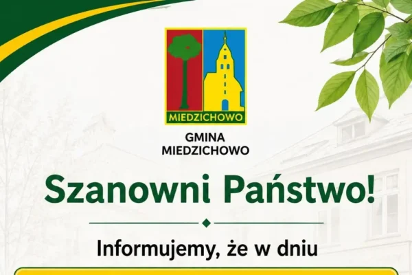 Urząd Gminy Miedzichowo nieczynny 17 sierpnia – sprawdź powód