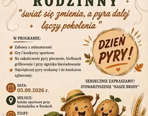 Święto ziemniaka w Brodach: festyn rodzinny już w sobotę