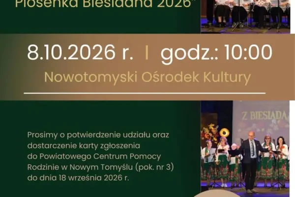 Seniorzy z powiatu nowotomyskiego zaśpiewają w przeglądzie „Śpiewajmy Razem”