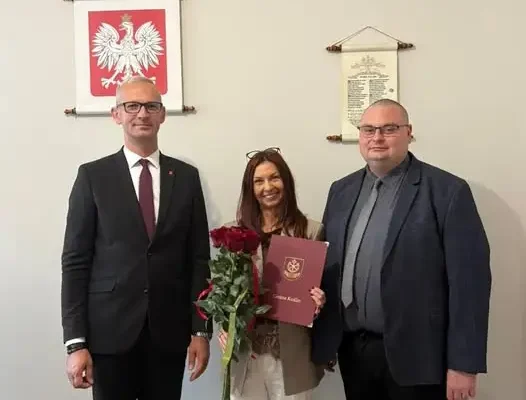 Pani Justyna Fogel świętuje 30-lecie pracy w Urzędzie Gminy Kuślin