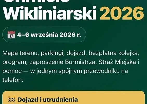 Jarmark Chmielo-Wikliniarski 2026: mobilny przewodnik już dostępny
