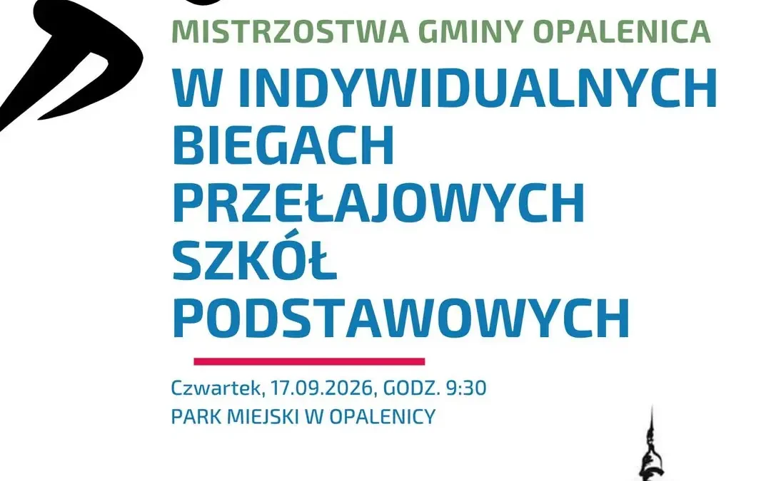 Mistrzostwa Gminy Opalenica w biegach przełajowych już 17 września