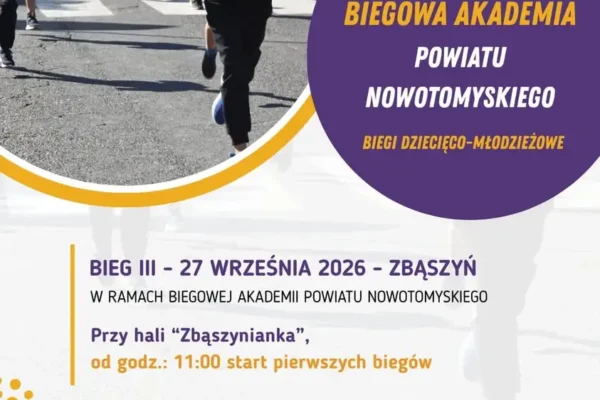 III bieg dziecięco-młodzieżowy w Zbąszyniu – 27 września 2026
