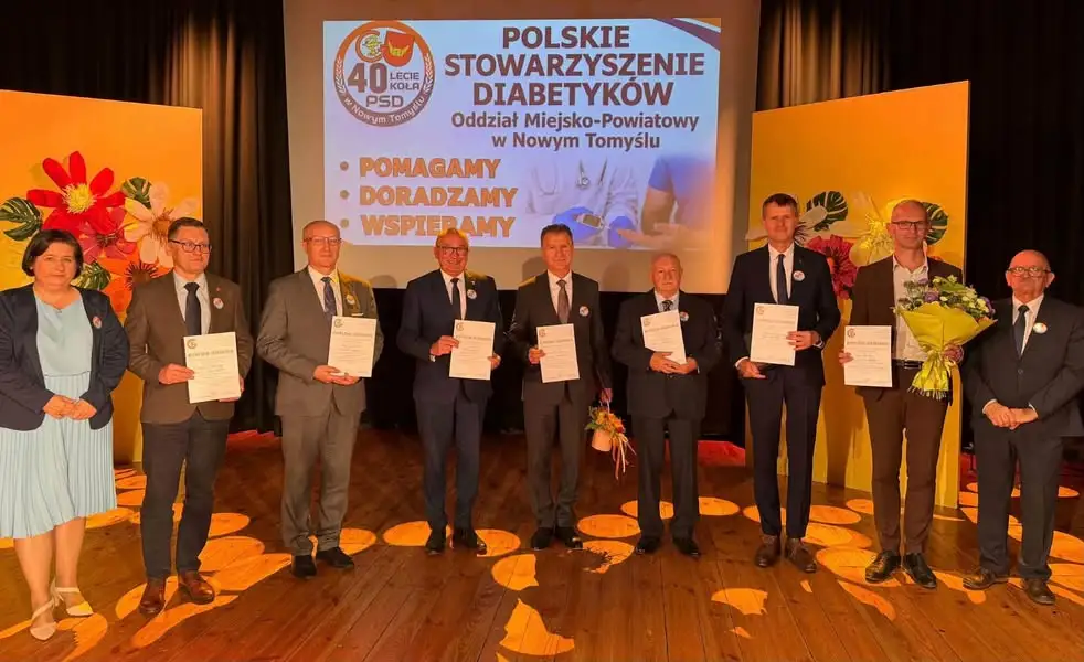 40 lat Stowarzyszenia Diabetyków – jubileuszowe obchody w Nowym Tomyślu