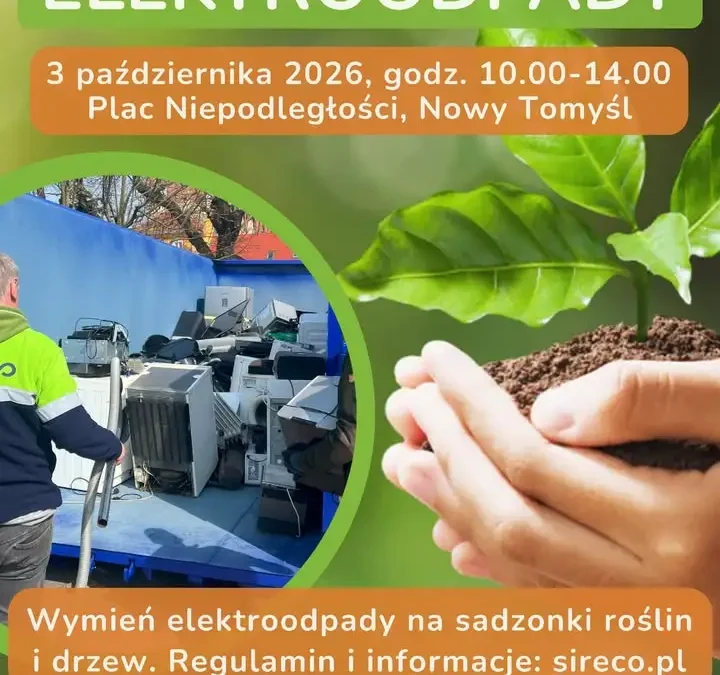 Nowy Tomyśl: wymień elektroodpady na sadzonki i nasiona. Akcja już 3 października