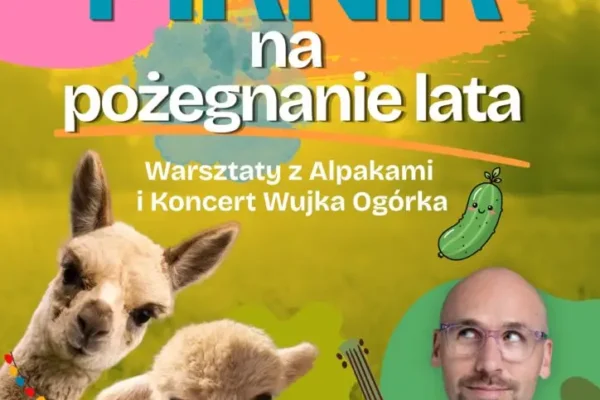 Pożegnanie lata w Bolewicach: alpaki i koncert Wujka Ogórka