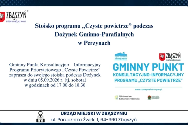 Konsultanci Czystego Powietrza na dożynkach w Perzynach