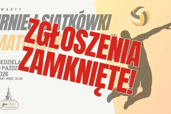 Komplet drużyn na Otwartym Turnieju Siatkówki Amatorów w Opałenicy
