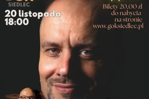 Stand-up Tomka Nowaczyka w GOK Siedlec – program „Głowa wolnodojrzewająca”