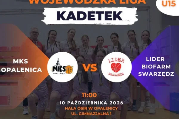 Kadetki Lider Biofarm Swarzędz zagrają w Opalenicy. Pierwszy domowy mecz U15