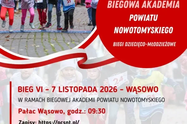 Biegi dziecięco-młodzieżowe w Wąsowie – zapisy na ostatnią sportową rundę sezonu