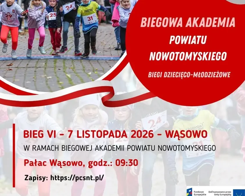 Biegi dziecięco-młodzieżowe w Wąsowie – zapisy na ostatnią sportową rundę sezonu