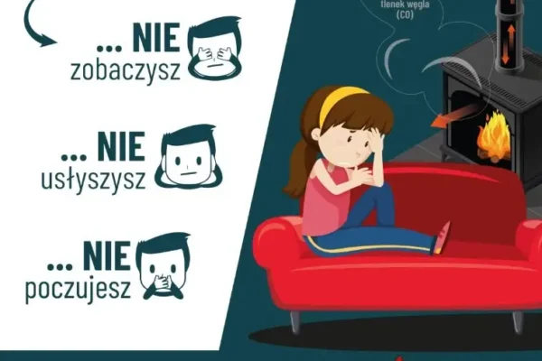 Sezon grzewczy a ryzyko zatrucia czadem – apel strażaków z Nowego Tomyśla