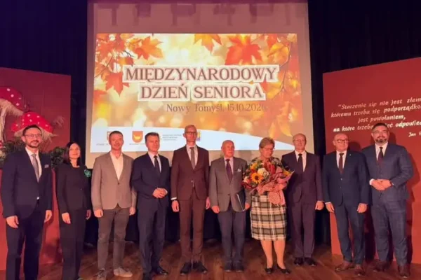 Wójt Gminy Nowy Tomyśl na obchodach Dnia Seniora