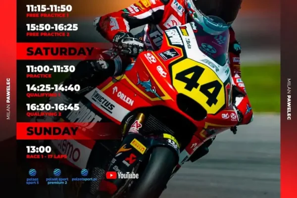 Milan Pawelec walczy o finał sezonu na torze Misano – transmisja w Polsacie Sport