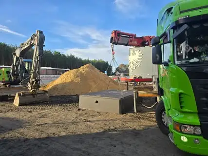 Zbiornik na deszczówkę powstaje przy szkole w Siedlcu