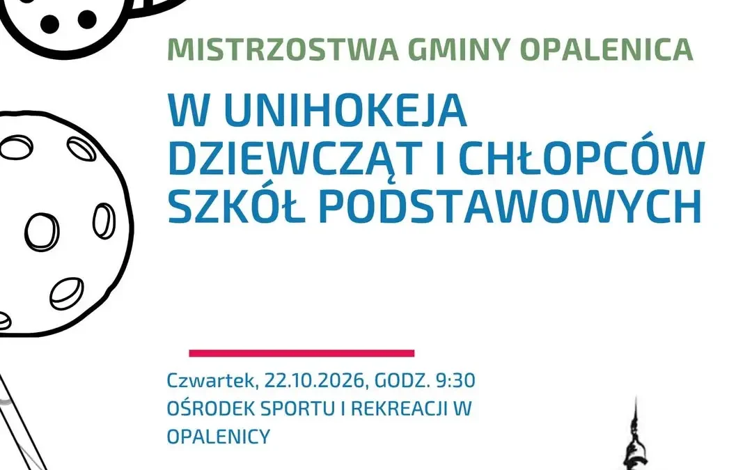 Mistrzostwa Gminy Opalenica w unihokeju – dziś w hali OSiR