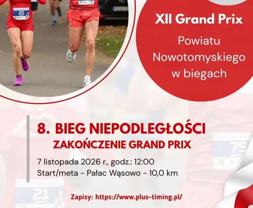 Wąsowo gospodarzem finału XII Grand Prix Powiatu Nowotomyskiego w biegach