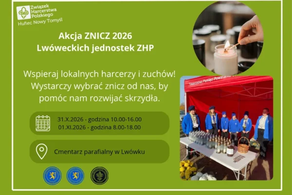 Harcerska Akcja Znicz we Lwówku – wsparcie dla lokalnego ZHP