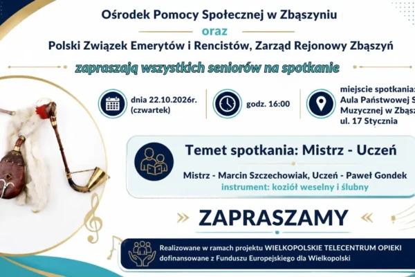Seniorzy ze Zbąszynia poznają tradycje kozła weselnego i ślubnego